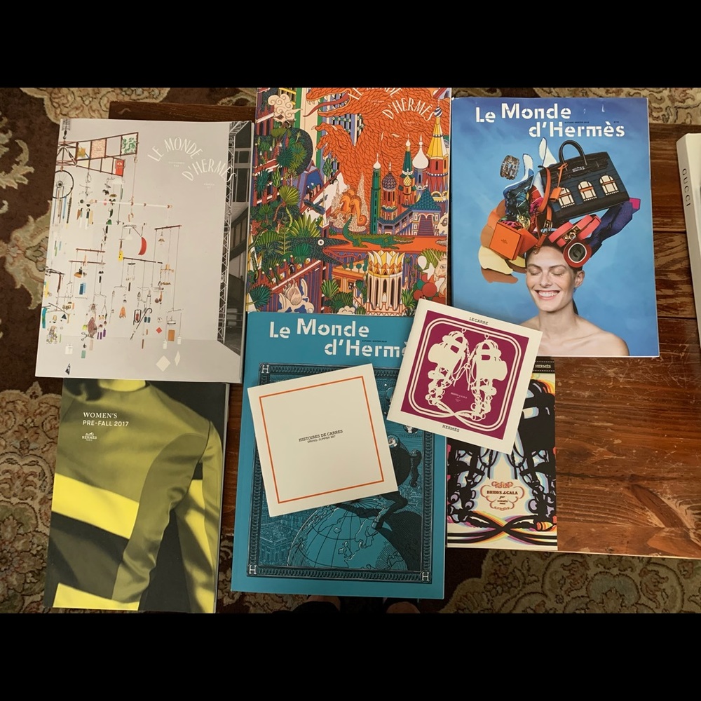 Hermès catalogues and new knotting cards